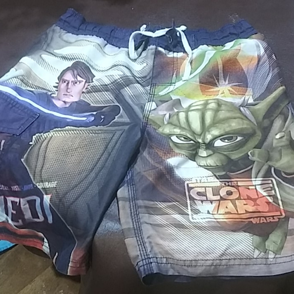 Boys Star Wars Clone Wars swim suit